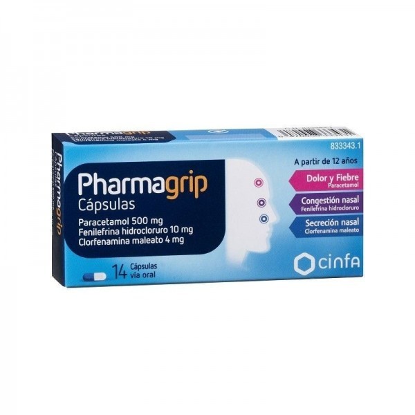 PHARMAGRIP 14 CAPSULAS