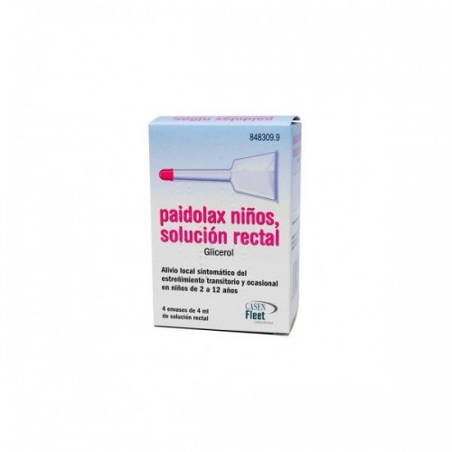 PAIDOLAX 3.28 ML SOLUCION RECTAL 4 ENEMAS 4 ML
