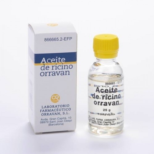 ACEITE RICINO ORRAVAN SOLUCION ORAL 25 G