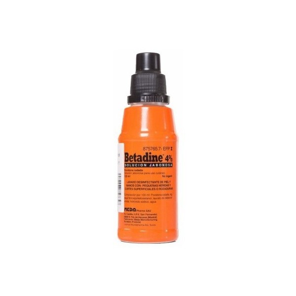 BETADINE 4% SOLUCION TOPICA JABONOSA 125 ML