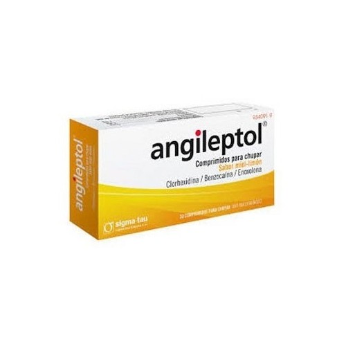 ANGILEPTOL 30 COMPRIMIDOS PARA CHUPAR MIEL-LIMON