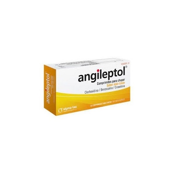 ANGILEPTOL 30 COMPRIMIDOS PARA CHUPAR MIEL-LIMON