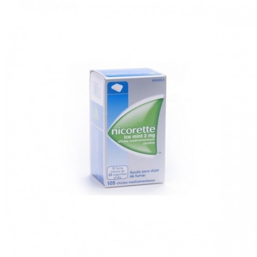 NICORETTE 2 MG 105 CHICLES