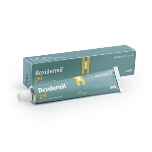 BEXIDERMIL 100 MG/G GEL TOPICO 50 G