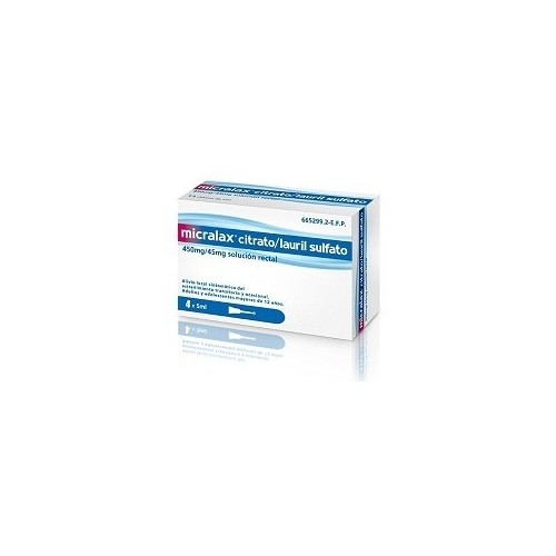 MICRALAX EMULSION RECTAL 4 MICROENEMAS 5 ML