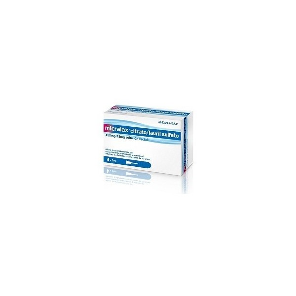 MICRALAX EMULSION RECTAL 4 MICROENEMAS 5 ML