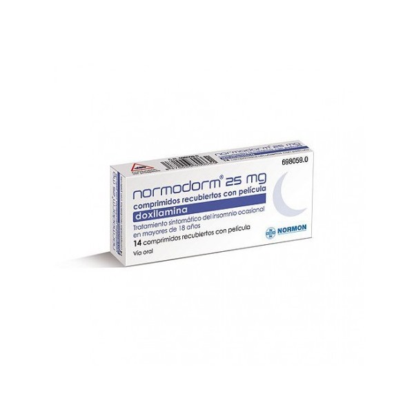 NORMODORM 25 MG 14 COMPRIMIDOS RECUBIERTOS
