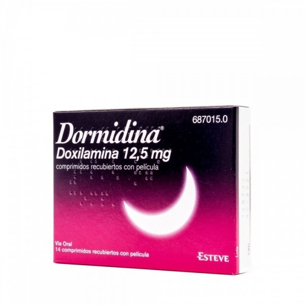 DORMIDINA 12.5 MG 14 COMPRIMIDOS RECUBIERTOS
