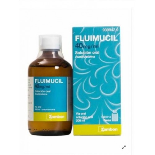 FLUIMUCIL 40 MG/ML SOLUCION ORAL 200 ML
