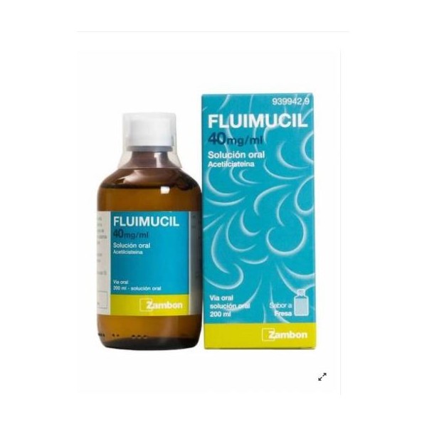 FLUIMUCIL 40 MG/ML SOLUCION ORAL 200 ML