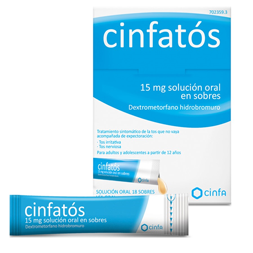 CINFATOS 15 MG 18 SOBRES SOLUCION ORAL