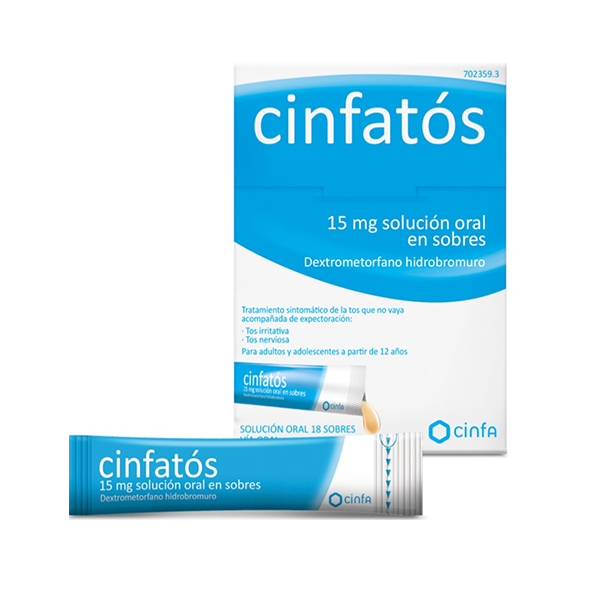 CINFATOS 15 MG 18 SOBRES SOLUCION ORAL