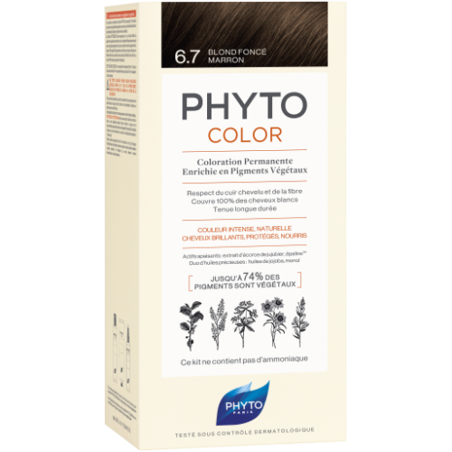 PHYTO COLOR TINTE VEGETAL Nº6.7