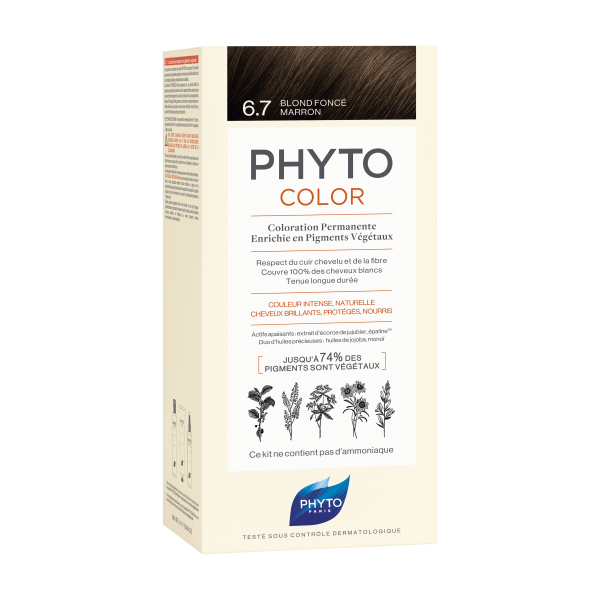 PHYTO COLOR TINTE VEGETAL Nº6.7