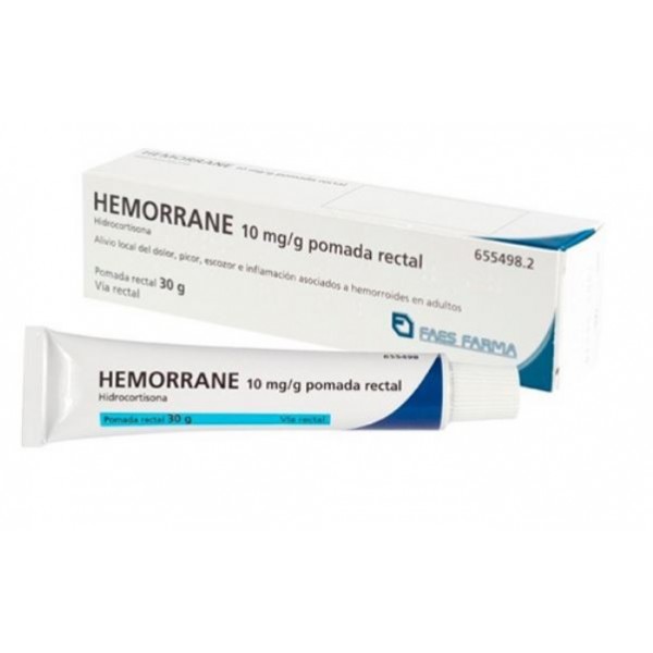 HEMORRANE 10 MG/G POMADA RECTAL 30 G