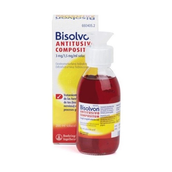 BISOLVON ANTITUSIVO COMPOSITUM 3/1.5 MG/ML SOLUCION ORAL 200 ML