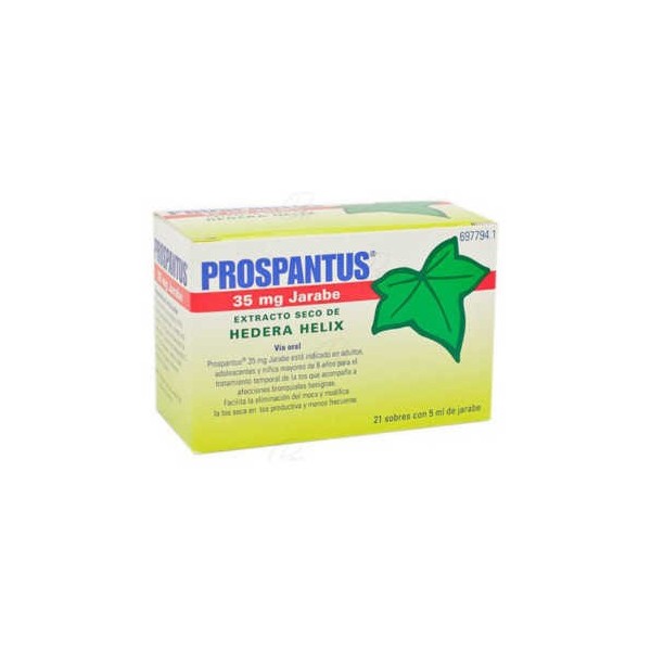 PROSPANTUS 35 MG 21 SOBRES JARABE 5 ML