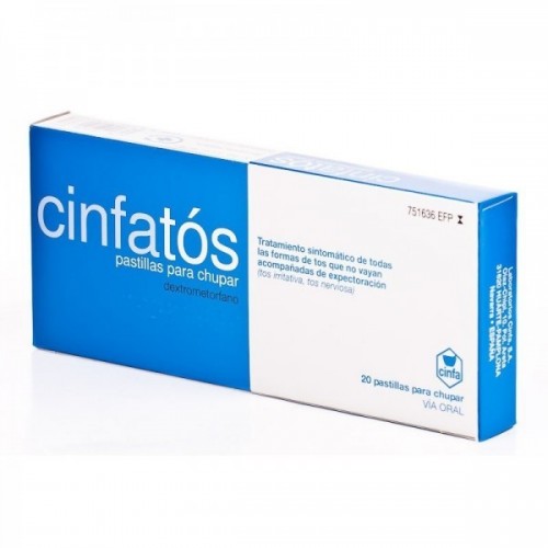 CINFATOS 10 MG 20 PASTILLAS PARA CHUPAR