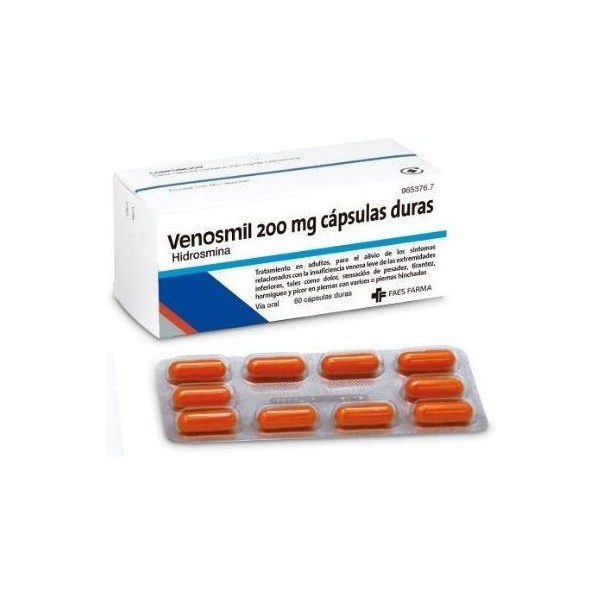 VENOSMIL 200 MG 60 CAPSULAS