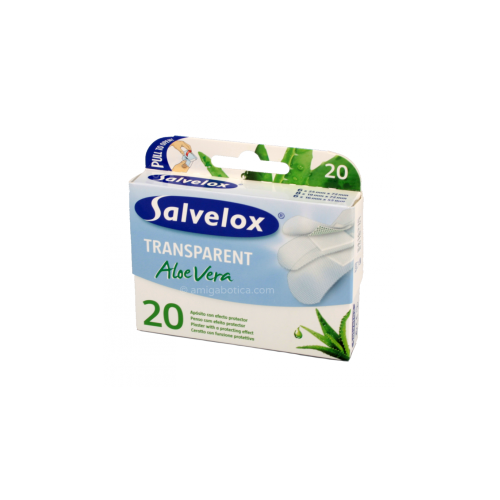 SALVELOX APOSITO ADHESIVO ALOE VERA TRANSP 20 APOSITOS