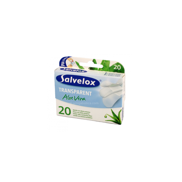 SALVELOX APOSITO ADHESIVO ALOE VERA TRANSP 20 APOSITOS
