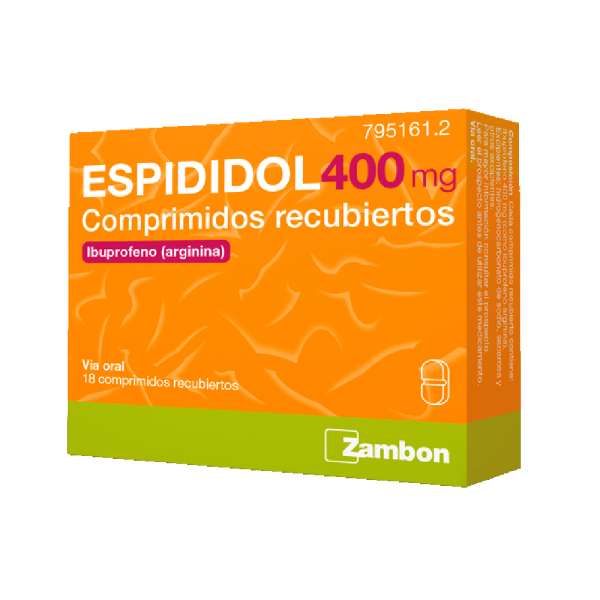 ESPIDIDOL 400MG MENTA 18COMP