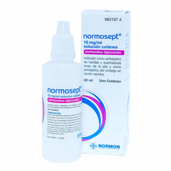 NORMOSEPT 10 MG/ML SOLUCION TOPICA 30 ML