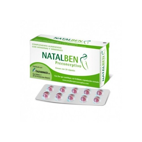 NATALBEN PRECONCEPTIVO 30 CAP