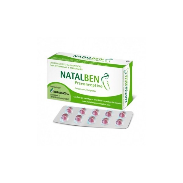 NATALBEN PRECONCEPTIVO 30 CAP