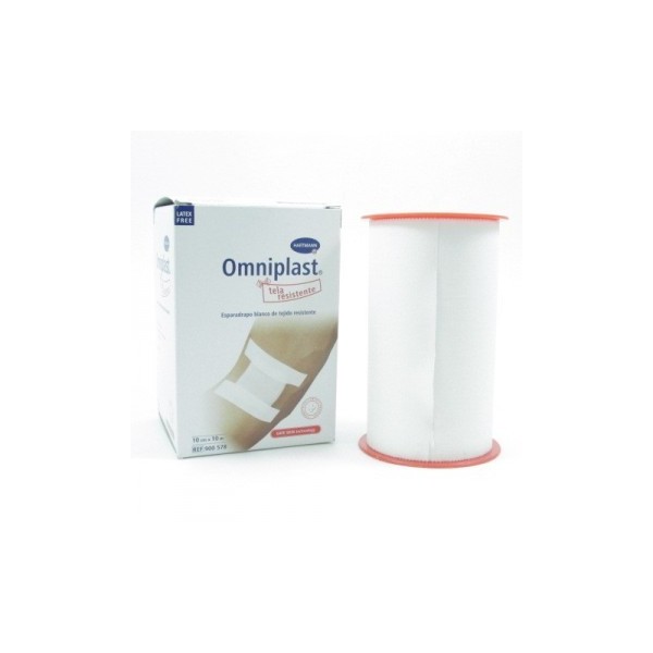 HARTMANN ESP  OMNIPLAST TEJIDO RESISTENTE BLANCO 10 M  X 10 CM