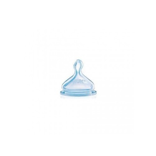 NUK TETINA SILICONA 0-6 MESES 2 TETINAS