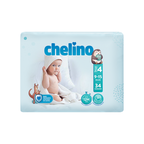 CHELINO PAÑALES T 4 34 UD