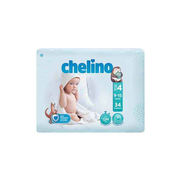 CHELINO PAÑALES T 4 34 UD