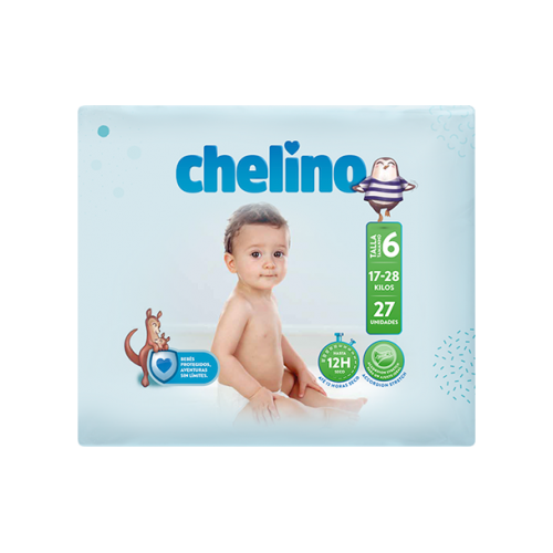 CHELINO PAÑALES T 6 27 UD
