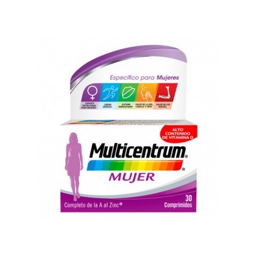 HALEON MULTICENTRUM MUJER 30 COMP