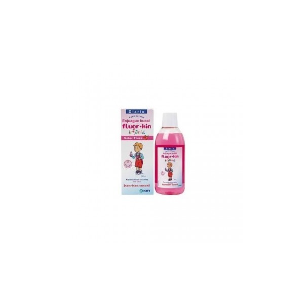 KIN FLUOR KIN ENJUAGUE INFANTIL 500ML .