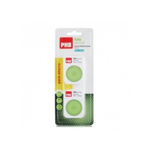 PHB HILO DENTAL FLUOR Y MENTA PTFE 50 M PACK DUPLO