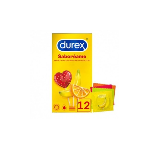 RECKITT DUREX PRESERVATIVOS SABOREAME  12 U .