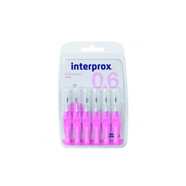 DENTAID INTERPROX NANO 6 CEPILLOS