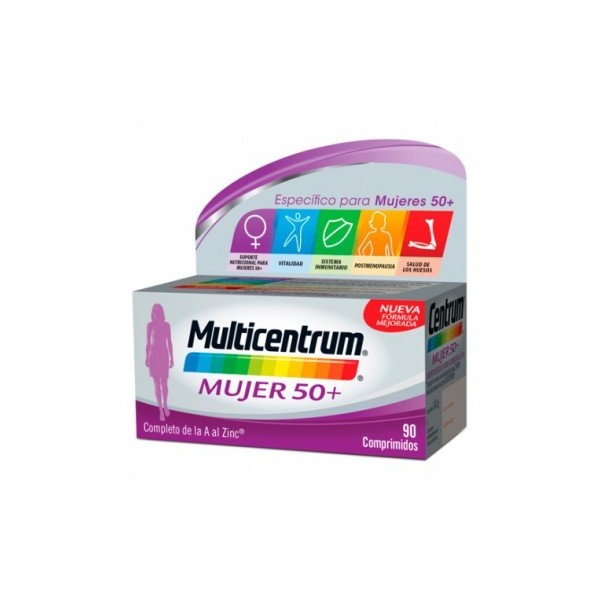 HALEON MULTICENTRUM MUJER 50+ 90 COMP .