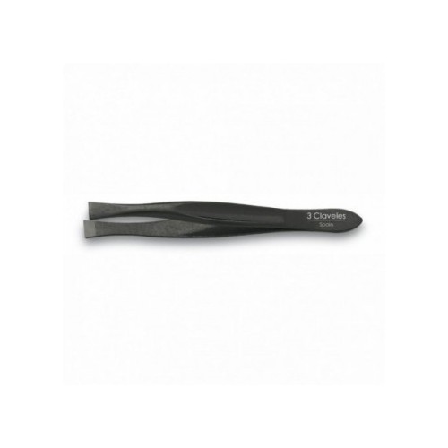 3 CLAVELES PINZAS DEPILAR 8 CM NEGRA RF.80128