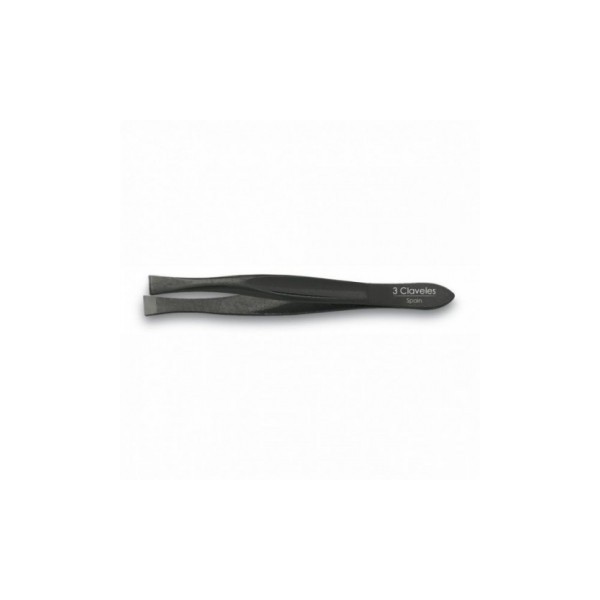 3 CLAVELES PINZAS DEPILAR 8 CM NEGRA RF.80128