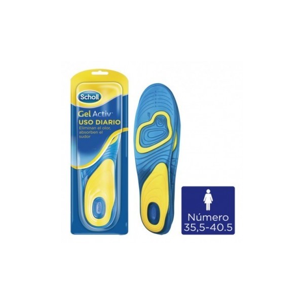 DR SCHOLL GELACTIV USO DIARIO MUJER 1 PAR