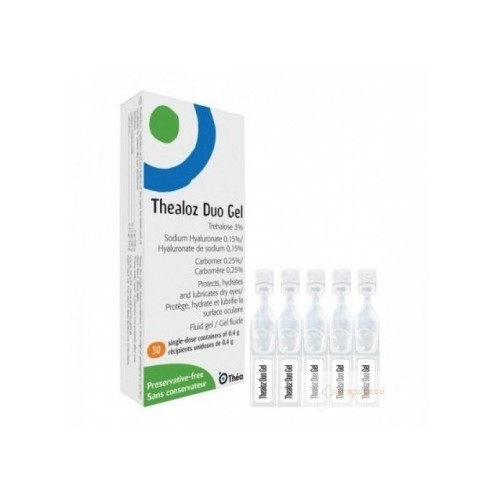 THEALOZ DUO GEL UNIDOSIS 0.4 G ML 30 UNIDOSIS