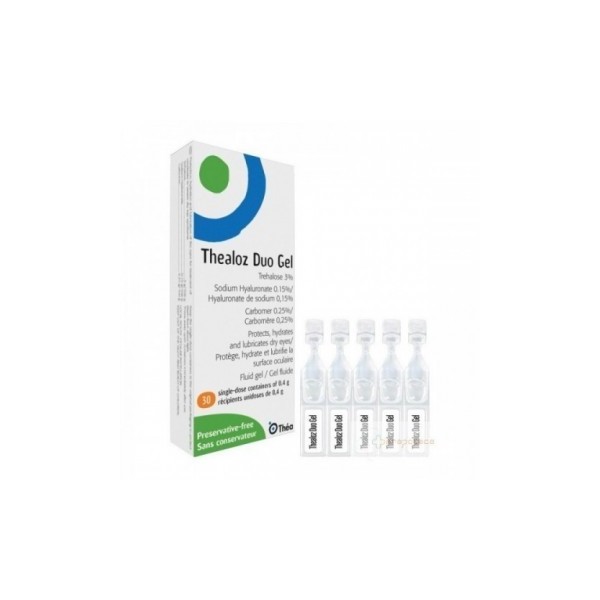 THEALOZ DUO GEL UNIDOSIS 0.4 G ML 30 UNIDOSIS