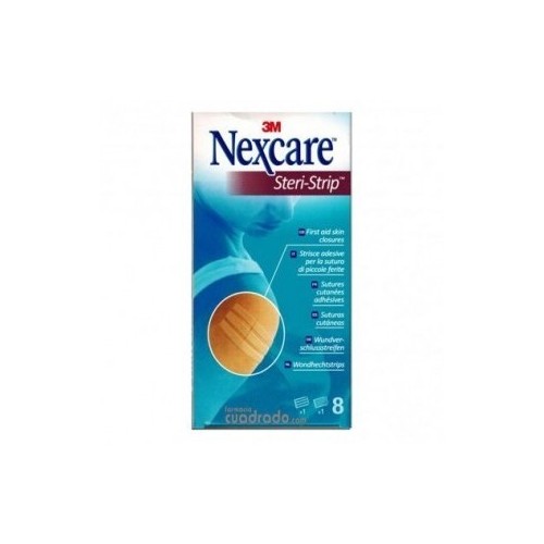 3M (NEXCARE) STERI STRIP ESTERIL BLANCO 75X3MM 8TIRAS .