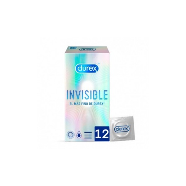 RECKITT DUREX PRESERVATIVO INVISIBLE EXTRA FINO EXTRA SENSITIVO PRESE 12 U
