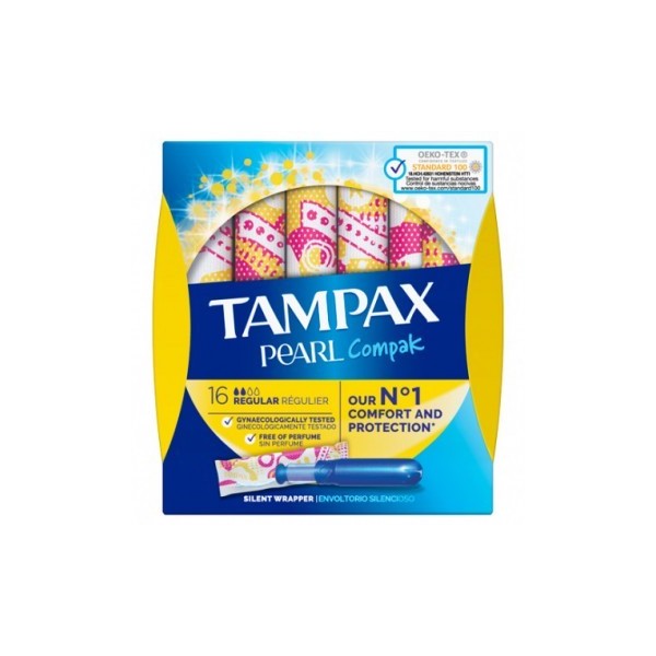 TAMPAX COMPAK PEARL REGULAR 16 UDS