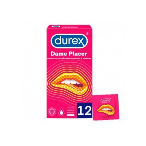 RECKITT DUREX PRESERVATIVOS DAME PLACER  12 U ( PLEASUREMAX)