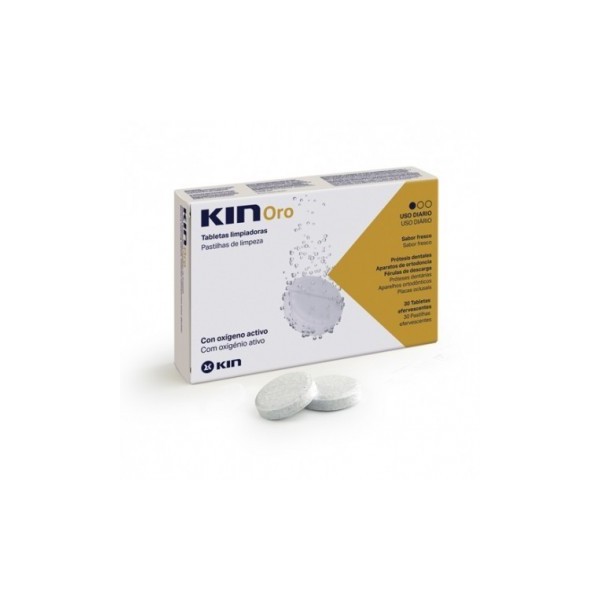 KIN ORO TABLETAS LIMPIADORAS LIMPIEZA PROTESIS D 30 TABLETAS